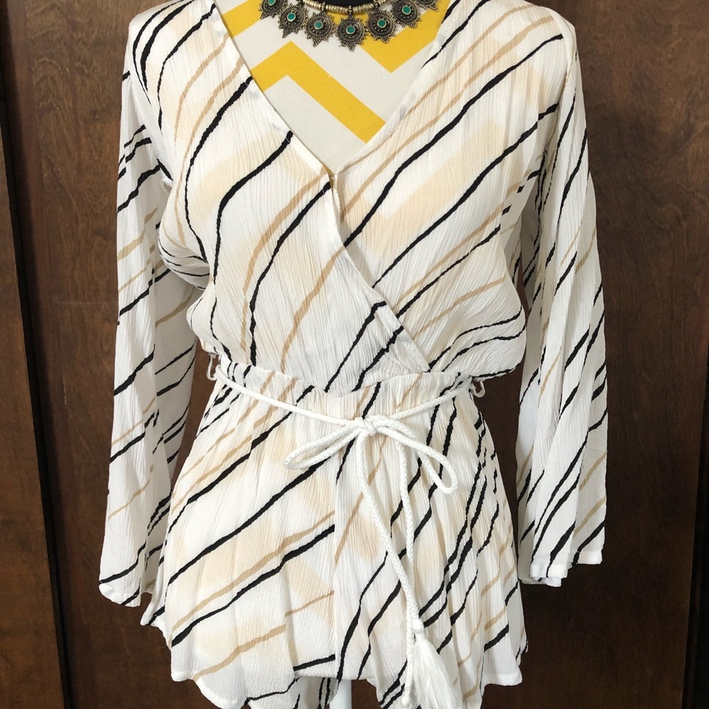 Sexy striped romper
